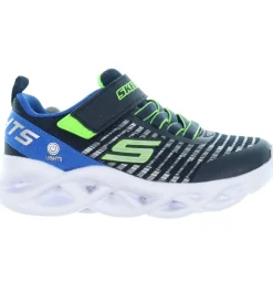 Skechers Sko m. Lys - Twisty Brights - Navy/Blue