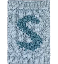 Smallstuff Strikket Bogstav - S - Blå Alfabet