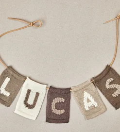 Smallstuff Strikket Bogstav - L - Natur Alfabet