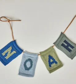 Smallstuff Strikket Bogstav - N - Blå Alfabet