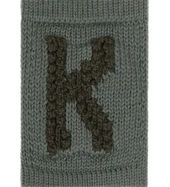 Smallstuff Strikket Bogstav - K - Blå Alfabet