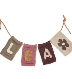 Smallstuff Strikket Flag - Blomst - Natur Motiv