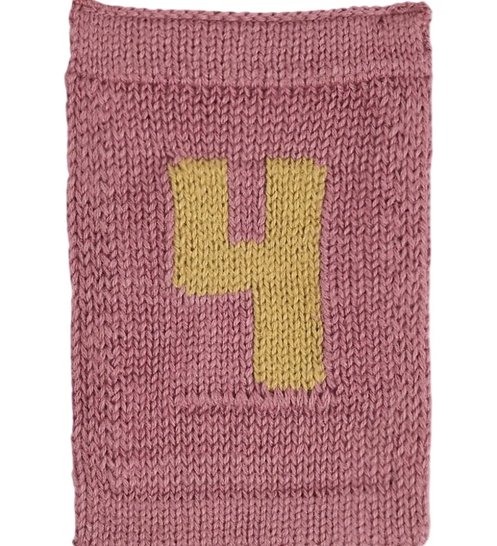 Smallstuff Strikket Flag - 4 - Rosa Tal