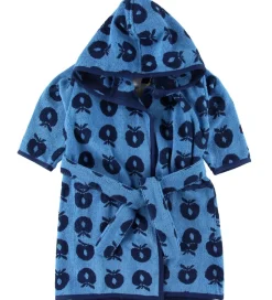 Småfolk Badekåbe - Blue Grotto m. Æbler