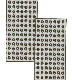 Småfolk Håndklæde - 2-pak - 50x100 - Bison