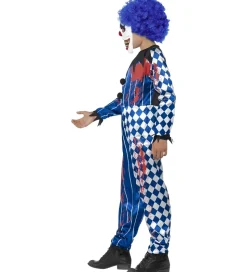 Smiffys Udklædning - Deluxe Sinister Clown - Blue