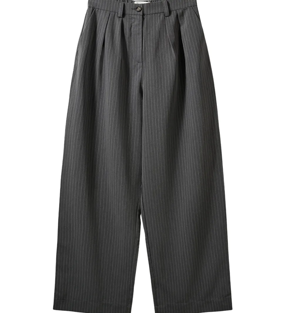 Sofie Schnoor Bukser - Malinasy - Dark Grey Striped