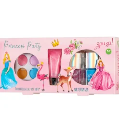 Souza Sminkesæt - Øjenskygge/Neglelak/Lipgloss - Princess