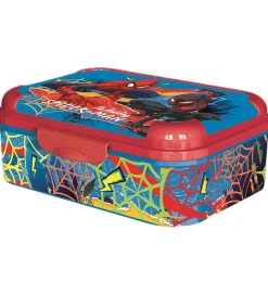 Spiderman Madkasse - 16x11x6,5 cm - Blå/Rød