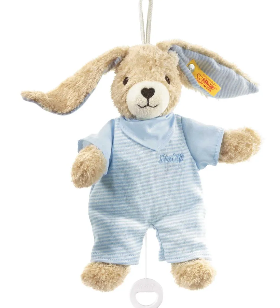Steiff Musikuro - Hoppel Hase - 20 cm - Blue
