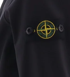 Stone Island Softshelljakke m. Fleece - Sort