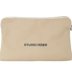 Studio Feder Toilettaske - Celia - Canvas - Sand Beige