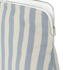 Studio Feder Toilettaske - Celia - Cotton - Pale Blue Stripe