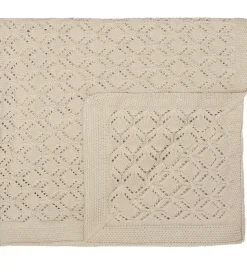 That's Mine Tæppe - Kala Knitted - 85x85 cm - Birch