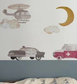 That's Mine Wallsticker - Police Car - Multi