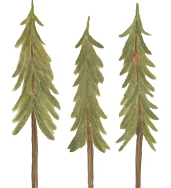 That's Mine Wallstickers - Fyrretræer - 3 stk. - Small