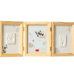 Tiny Love Aftryksæt - Hånd/Fod - Dobbeltramme - Wood