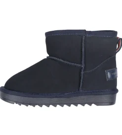 Tommy Hilfiger Bamsestøvler - Fur Boot - Blå