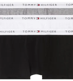 Tommy Hilfiger Boxershorts - 3-pak - Hvid/Sort/Gråmeleret