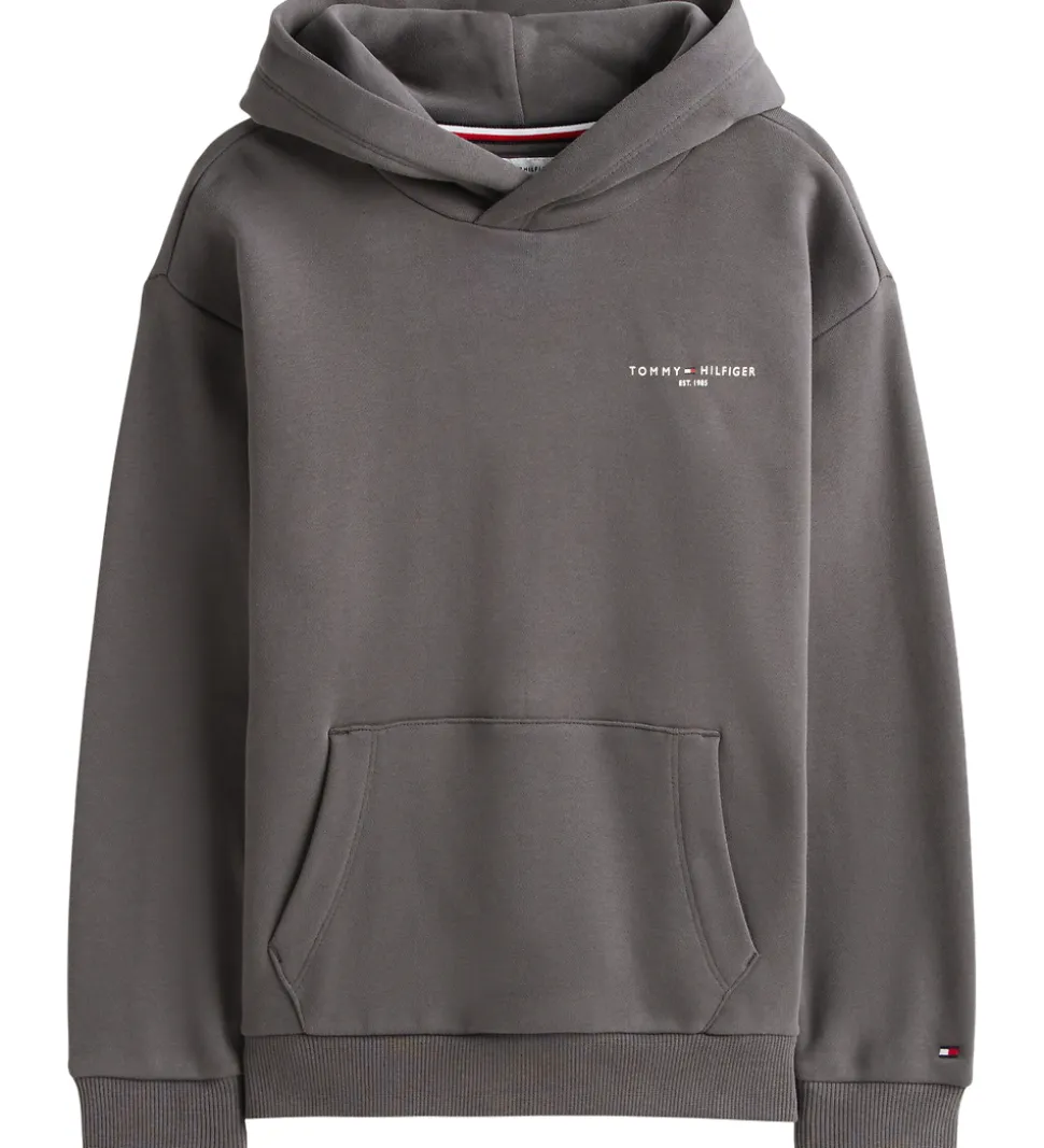 Tommy Hilfiger Hættetrøje - Washed Black