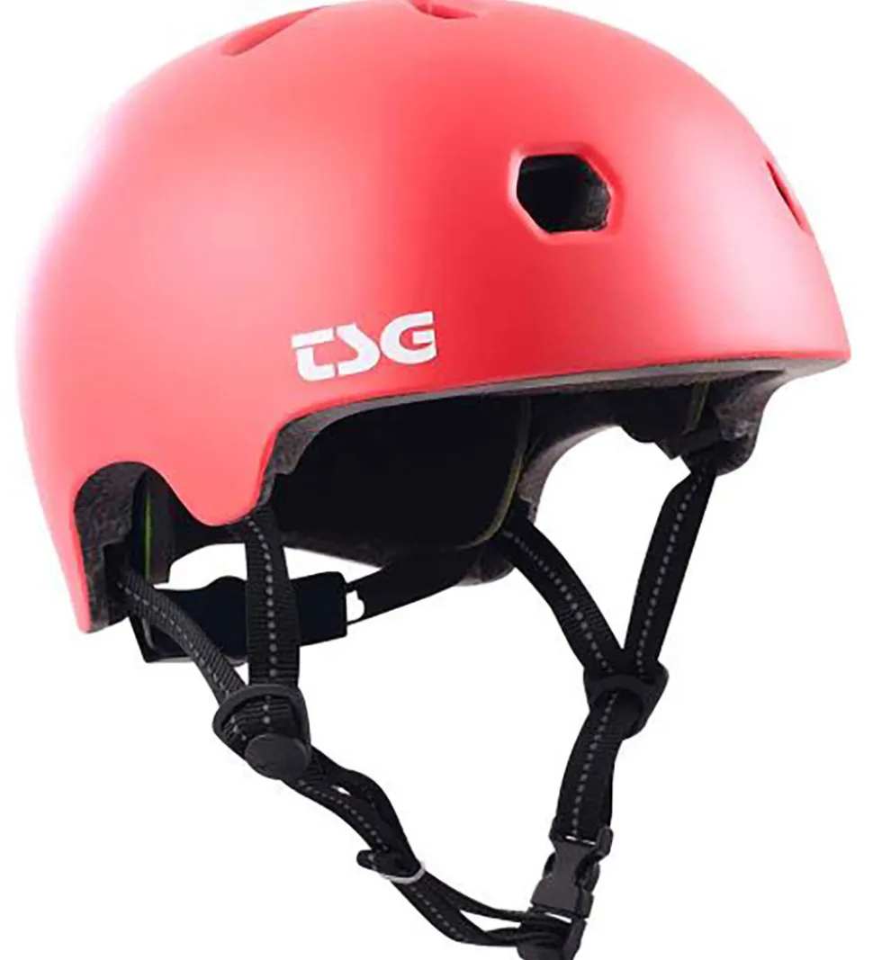 TSG Cykelhjelm - Meta Solid Color - Satin Gentle Red
