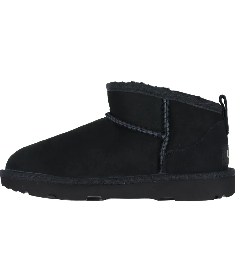 UGG Bamsestøvler - Classic Ultra Mini - Sort
