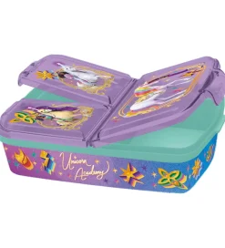 Unicorn Academy Madkasse - 3 Rum - Mint/Lilla