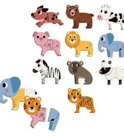 Vilac Magneter - Træ - 30 stk - 10 Sjove Dyr