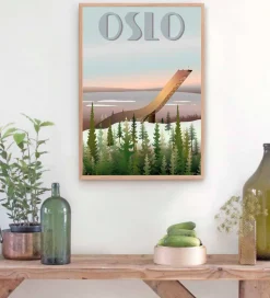 Vissevasse Plakat - 30x40 - Oslo Holmenkollbakken