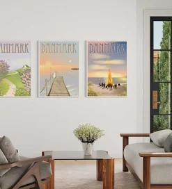 Vissevasse Plakat - 50x70 cm - Danmark - Sankt Hans