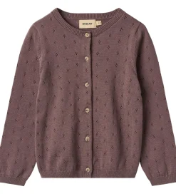 Wheat Cardigan - Strik - Maia - Plum