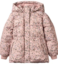 Wheat Dynejakke - Eli - Rose Powder Flowers