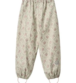 Wheat Regnbukser - PU - Olo - Slightly Green Flowers