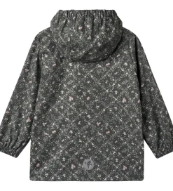 Wheat Regnjakke - PU - Ollo - Forest Lake Checked Flowers