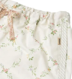 Wheat Shorts - Inger - Ivory Checked Flowers