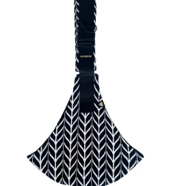 Wildride Bæresele - Feathers - Sort/Hvid