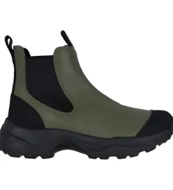 Woden Gummistøvler - Kort - Siri - Dark Olive/Black